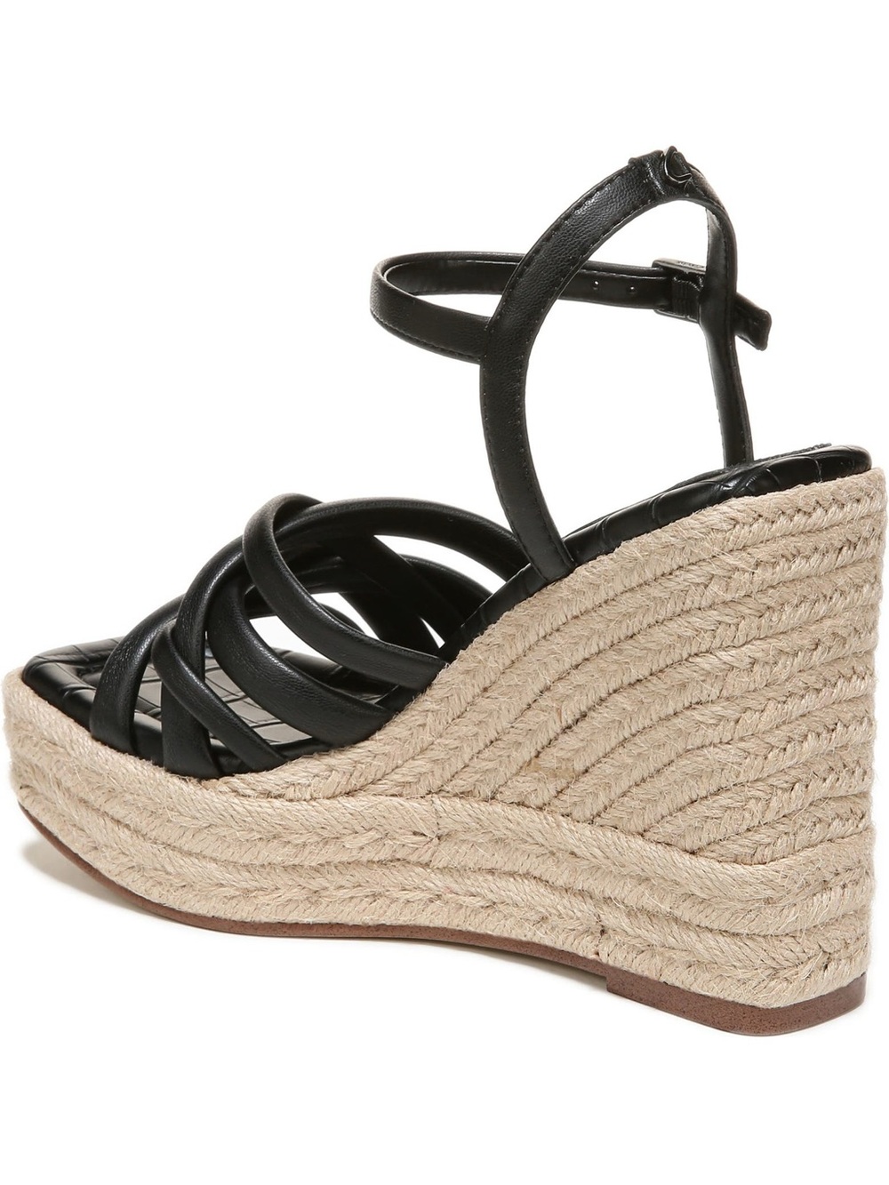 Circus by Sam Edelman Black Platform Espadrille Wedge Sandals NEW - Picture 2 of 6